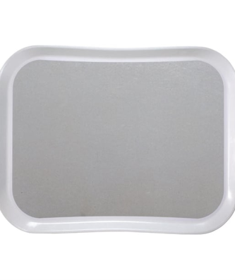 Plateau en polyester Century Fun Cambro Versa Lite 43 cm gris perle