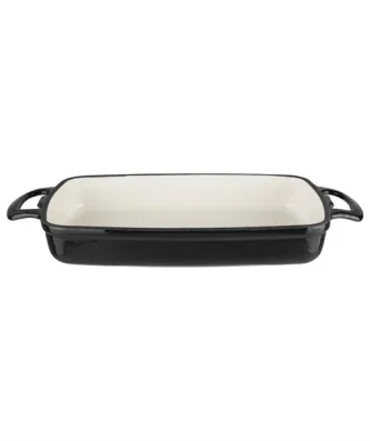 Plat en fonte rectangulaire Vogue noir 2,8L