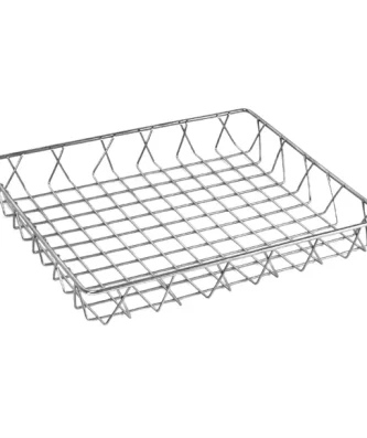 Panier de présentation inox Olympia 350 x 300 x 50mm