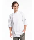 Veste de cuisine manches courtes Chaud Devant Bacio blanche
