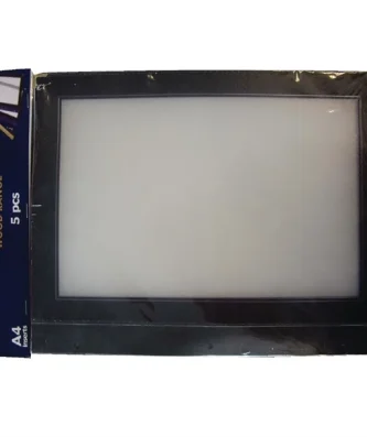 Inserts supplémentaires Securit noirs A4 (Lot de 5)