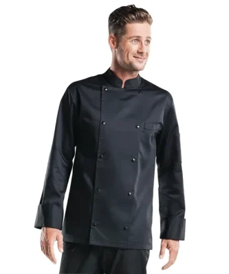 Veste de cuisine Chaud Devant Roma noire XL