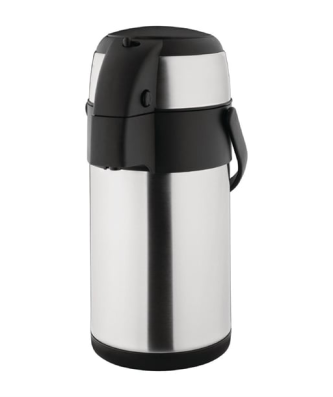 Pichet à pompe en acier inoxydable Olympia 2,5L