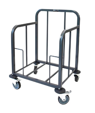 Chariot porte-plateaux en acier Craven pour 100 plateaux