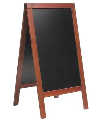 Panneau de trottoir Securit Duplo acajou 700 x 1350mm