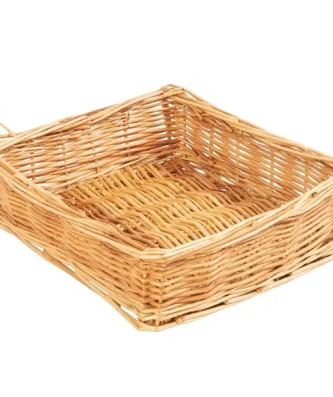 Corbeille de table en osier Olympia carré