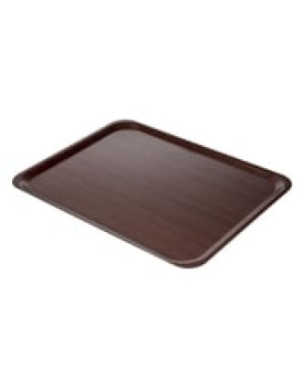 Plateau stratifié lisse Capri Cambro acajou 460mm