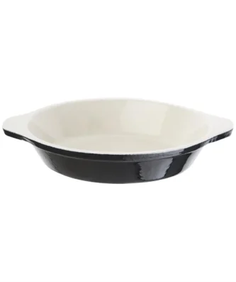 Plat à gratin rond noir Vogue 750ml