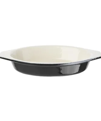 Plat à gratin ovale noir Vogue 650ml