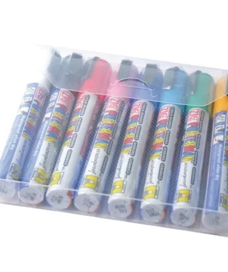 Lot de 8 marqueurs craie tous temps Securit Zig Posterman 6mm
