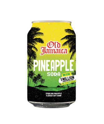 Old Jamaica Pineapple Soda 330ml 24 Pack