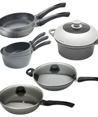 Batterie de cuisine 8 pièces Dur comme la pierre Mathon