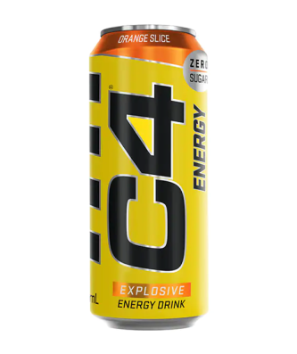 C4 Energy Drink Orange Slice 500ml 12 Pack