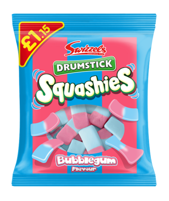 Swizzels Squashies Drumstick Bubblegum 120g £1.15 12 Pack