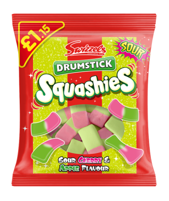 Swizzels Squashies Drumstick Sour 131g £1.15 (12 Pack)
