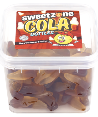 Sweetzone Tubs Cola Bottles 170g (24 Pack)