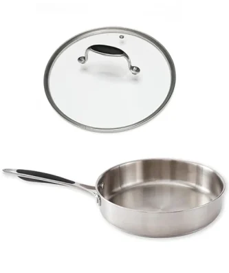 Set sauteuse Excell'Inox 24 cm et couvercle Mathon