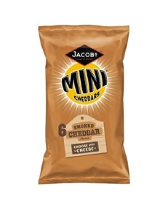 MINI CHEDDARS 6PACK NACHO CHEESE & JALAPENO