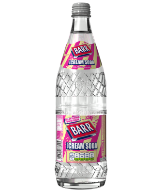 BARRS GLASS 750ml CREAM SODA (12 PACK)