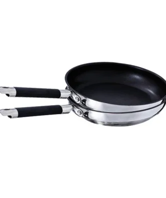 Lot de 2 poêles antiadhésives Rapid Cook 24 et 28 cm Mathon