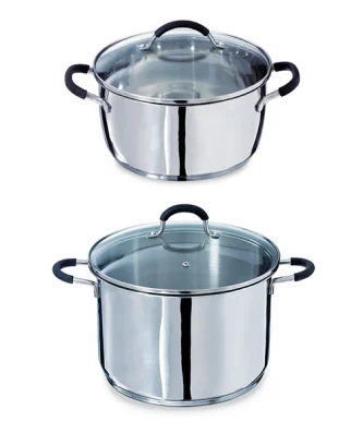 Lot 2 faitouts en inox 24 et 26 cm Rapid’cook Mathon