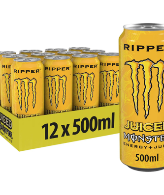 Monster Energy Drink Juiced Ripper £1.65 500ml (12 Pack)
