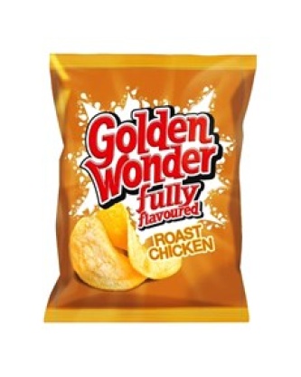 Golden Wonder Crisps Roast Chicken 32.5g (32 Pack)