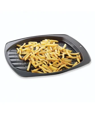Plat à frites perforé anti-adhérent 39 cm Baumalu