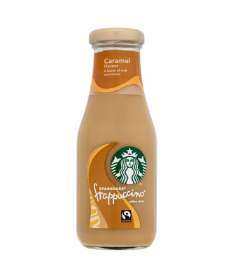 STARBUCKS FRAPPUCCINO CARAMEL 250ml GLASS BOTTLE (8 PACK)