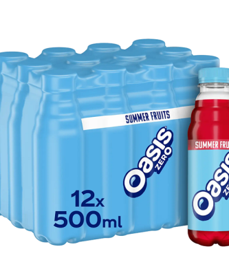Oasis Summer Fruits Zero 500ml 12 Pack 31 March Dated