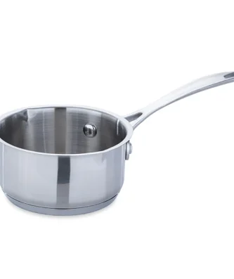 Petite casserole inox 2 becs verseurs 12 cm Mathon