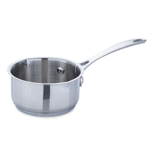 Petite casserole inox 2 becs verseurs 12 cm Mathon
