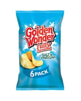 Golden Wonder Multipack Salt & Vinegar 16 x 6 Pack
