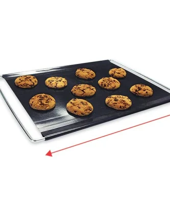 Grille de cuisson extensible avec feuille anti-adhérente NoStik