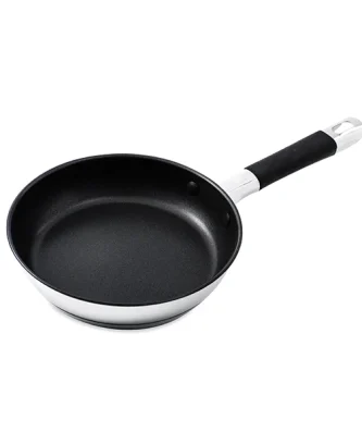 Poêle antiadhésive inox Rapid Cook 20 cm Mathon