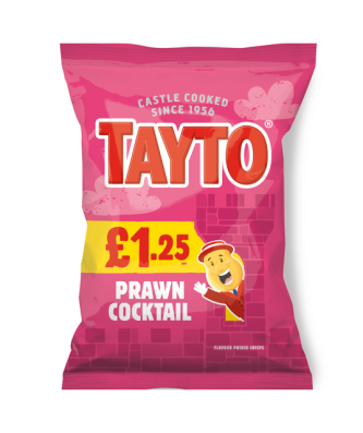 Tayto Prawn Cocktail 65g £1.25 20 Pack