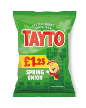 Tayto Spring Onion 65g £1.25 (20 Pack)