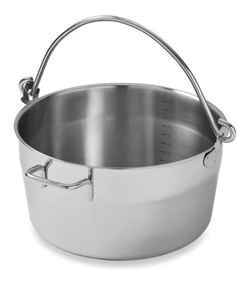 Marmite à crustacés - Bassine à confiture inox 30 cm Mathon