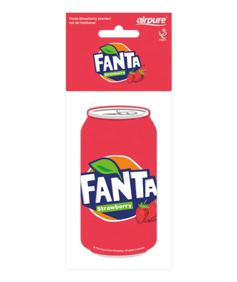 Airpure Fanta Strawberry Car Air Freshener (12 Pack)