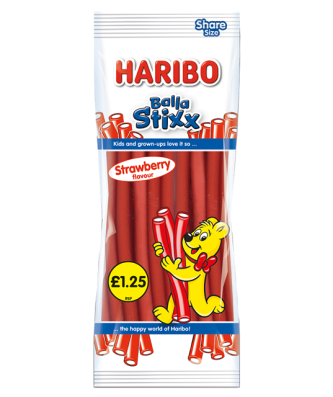 Haribo Balla Stixx Strawberry 140g £1.25 (12 Pack)