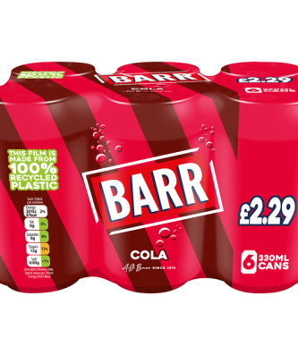 Barrs Cola 330ml 4 x 6 Pack £2.29