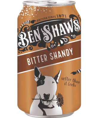 Ben Shaws Bitter Shandy 330ml 24 Pack
