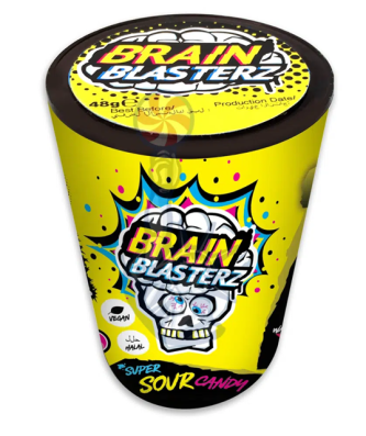 Brain Blasterz Original Hard Candy Tub 48g (12 Pack)