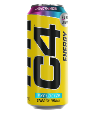 C4 Energy Drink Cosmic Rainbow 500ml £1.59 12 Pack