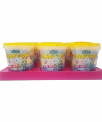 Candy Factory Candy Floss Pail 50g 6 Pack