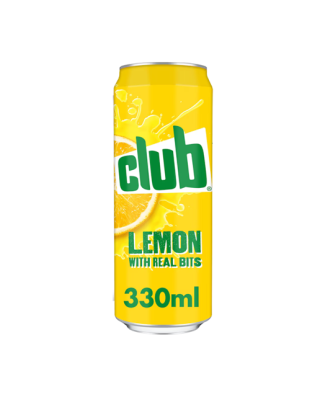 Club Lemon Cans 330ml (24 Pack)