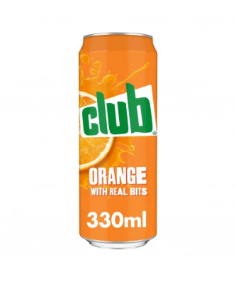 Club Orange Cans 330ml (24 Pack)