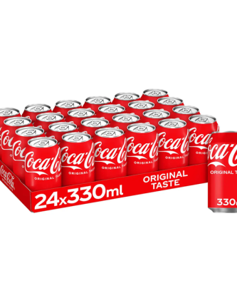 Coca Cola Cans 330ml (24 Pack) EU