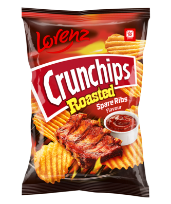 Lorenz Crunchips Roasted Spare Ribs 120g (10 Pack)
