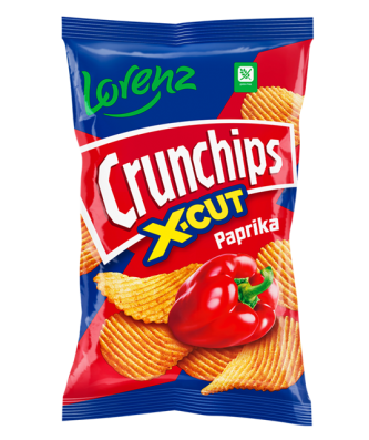 Lorenz Crunchips X-Cut Paprika 75g (12 Pack)